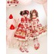 Mademoiselle Pearl Strawberry Cutsew Cardigan Blouses Skirt JSKs and OPs(Reservation/Full Payment Without Shipping)